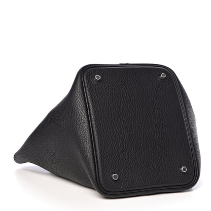 Hermes Taurillon Clemence Picotin Lock 22 MM Black 4 of 10