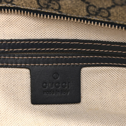 Gucci GG Plus Monogram Large Flat Messenger Bag Beige Blue 6 of 13