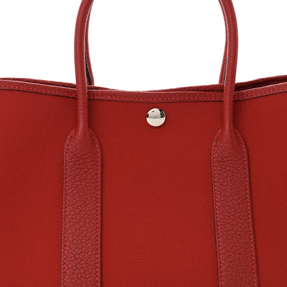 Hermes Negonda Garden Party 30 MM Rouge Casaque 8 of 12