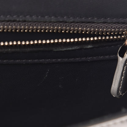 Christian Dior Metallic Patent Micro-Cannage Small Diorama Flap Bag Silver 12 of 25
