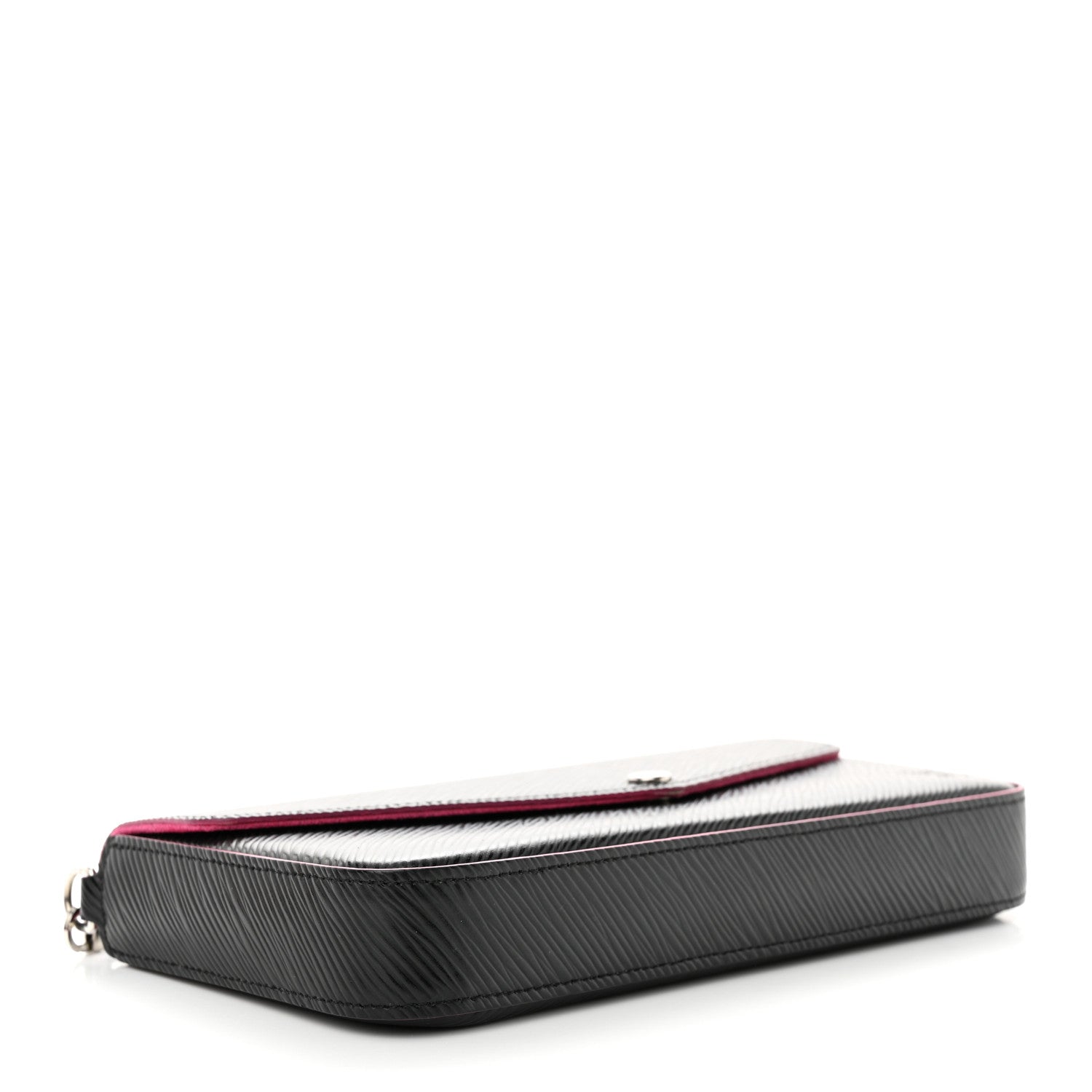 Louis Vuitton Epi Pochette Felicie Black Hot Pink 5 of 10