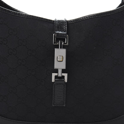 Gucci Monogram Small Jackie O Hobo Black 14 of 14