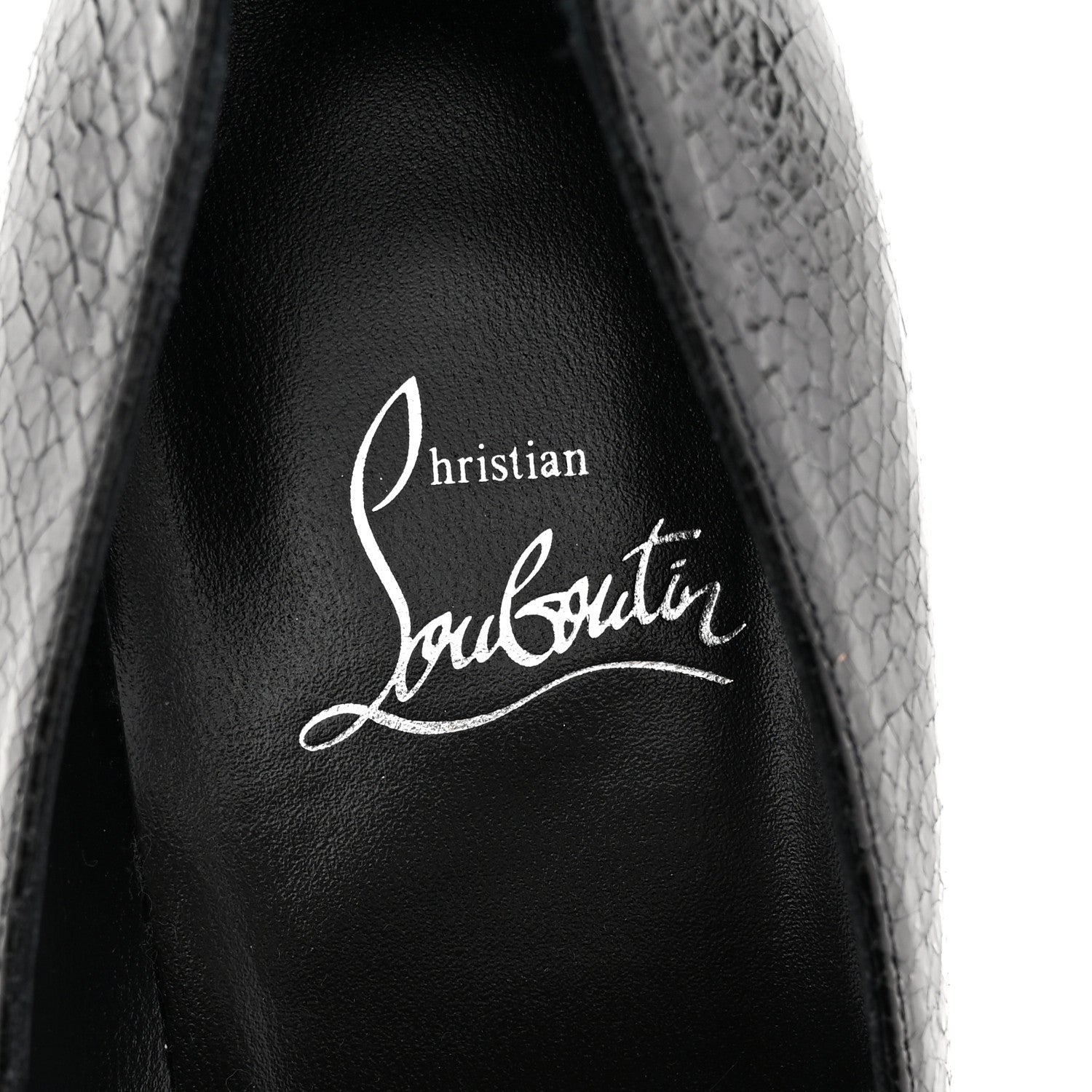 Christian Louboutin Laminated Calfskin Specchio So Kate 85 Pumps 39 Black 6 of 7