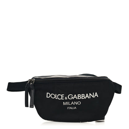 Dolce & Gabbana Nylon Logo Belt Bag Black 1 of 8