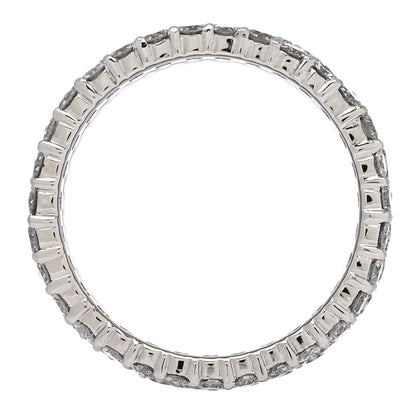 Parker & West by FASHIONPHILE Platinum Diamond 5.24ctw Five Row Eternity Band Ring 58 8.5 4 of 8