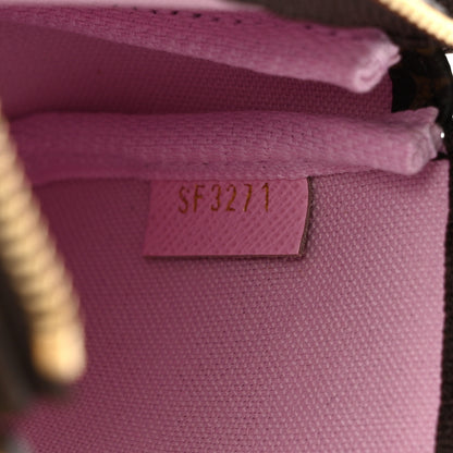 Louis Vuitton Monogram 2021 Christmas Animation Japanese Garden Mini Pochette Accessories Wisteria Pink 7 of 7