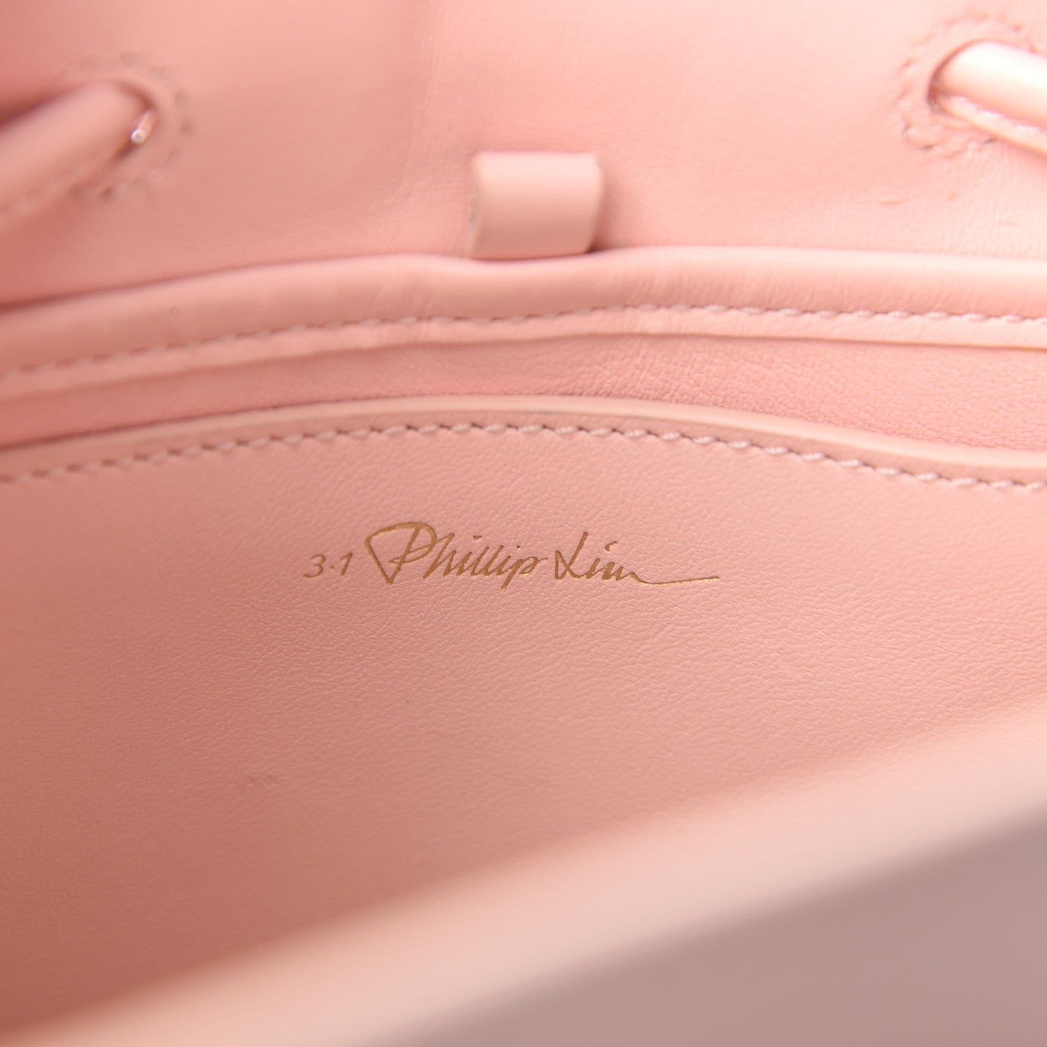 3.1 Phillip Lim Smooth Calfskin Mini Soleil Bucket Bag Light Pink 5 of 7