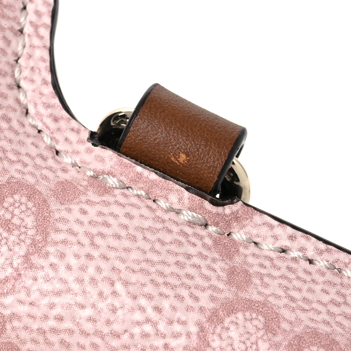 GG Supreme Monogram Dog Shaped Bag Charm Light Pink
