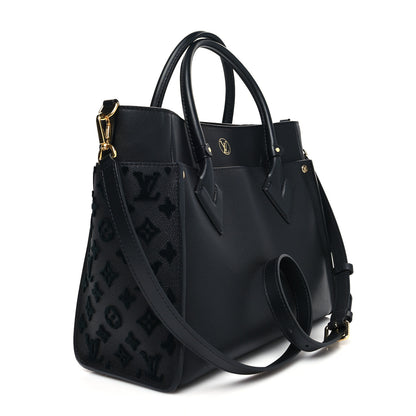 Louis Vuitton Calfskin Monogram Tufting On My Side Black 3 of 13