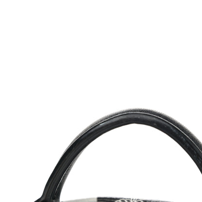 MCM Striped Visetos Small Stark Backpack Black White 11 of 11