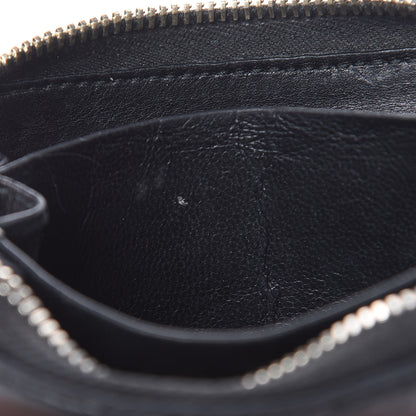 Gucci Guccissima Zip Around Card Case Black 14 of 14