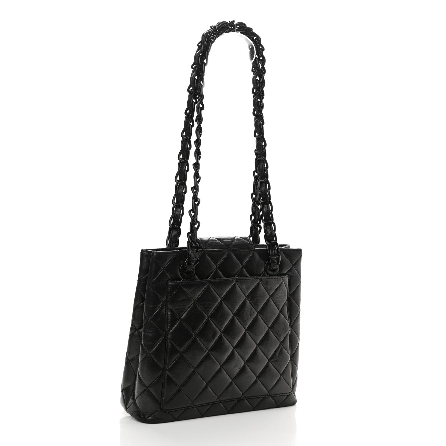 Chanel Lambskin Quilted Shoulder Bag So Black 3 of 11