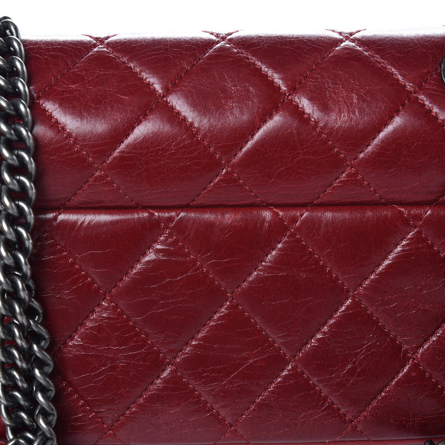 Chanel Glazed Calfskin Quilted Small Duo Color Flap Red 12 of 12