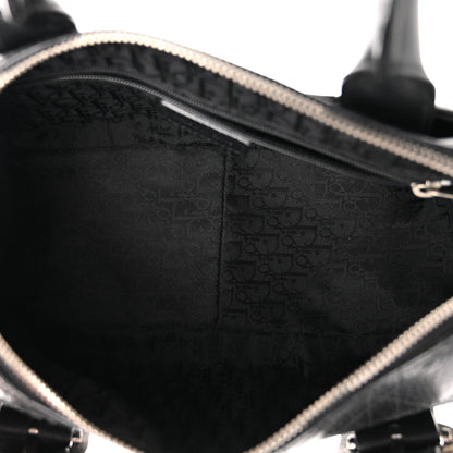 Christian Dior Deerskin Cannage Stitched Boston Black 5 of 14