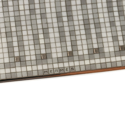 Hermes Porcelain Mosaique Au 24 Platine Square Plate N 4 of 5