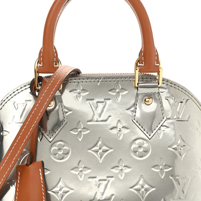 Louis Vuitton Vernis Alma BB Gris Metal 7 of 9