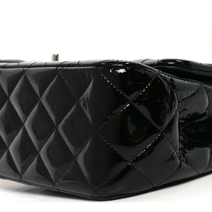 Chanel Patent Quilted Jumbo Double Flap Black 10 of 10