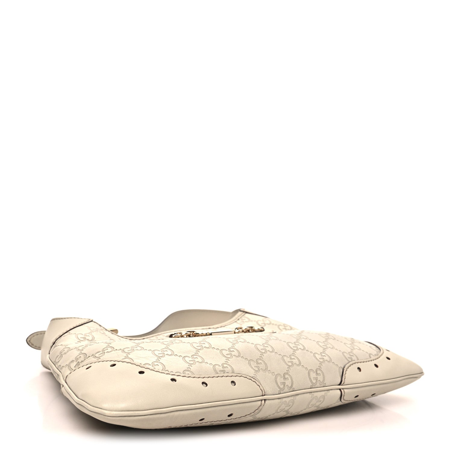 Gucci Guccissima Punch Hobo Off White 4 of 11