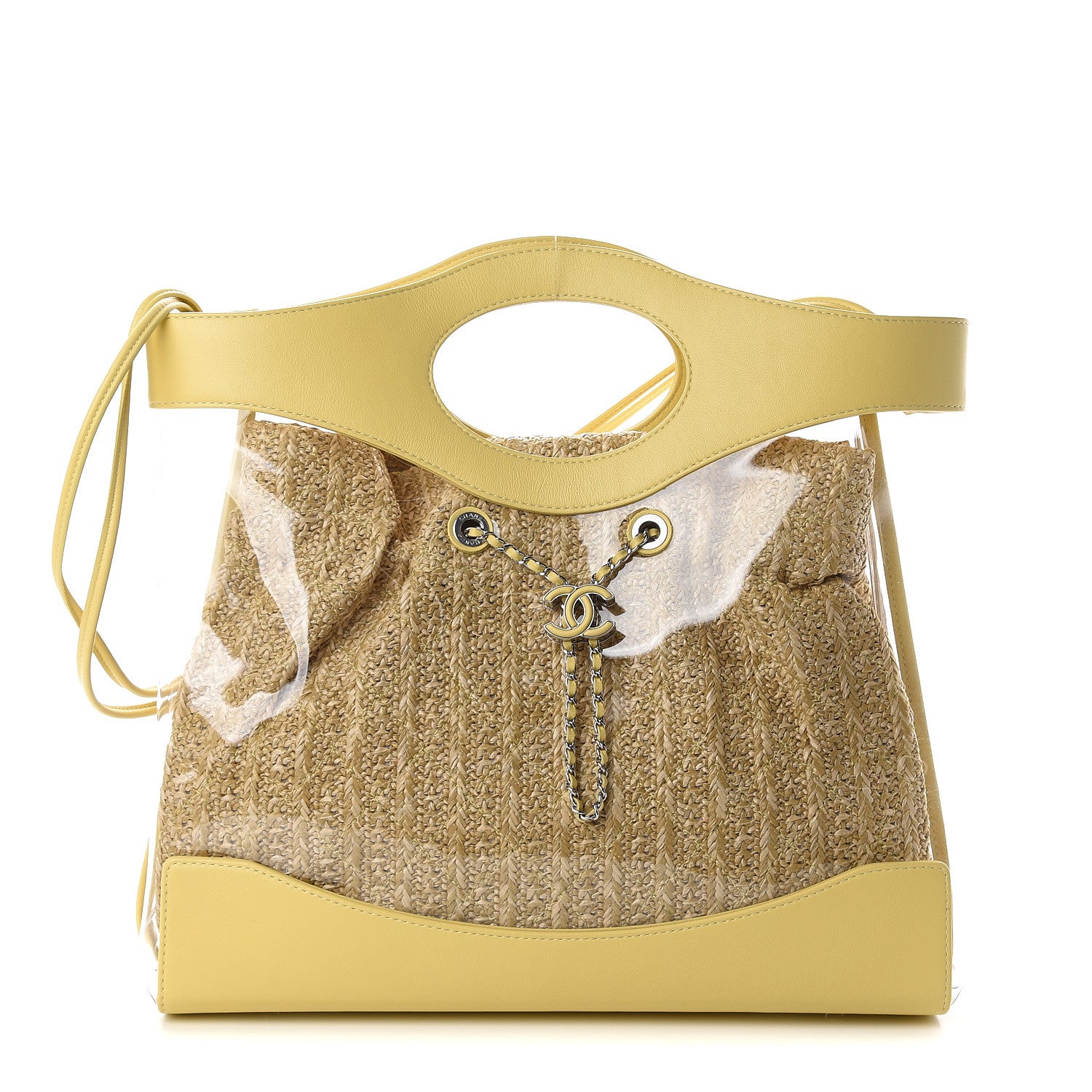 Chanel Calfskin PVC 31 Bag Yellow 1 of 8