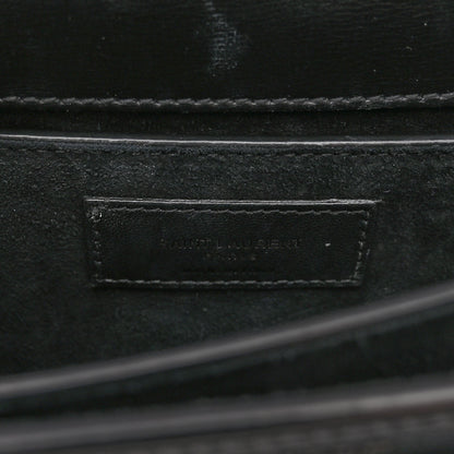 Saint Laurent Calfskin Medium Monogram Monochrome Sunset Black 6 of 9