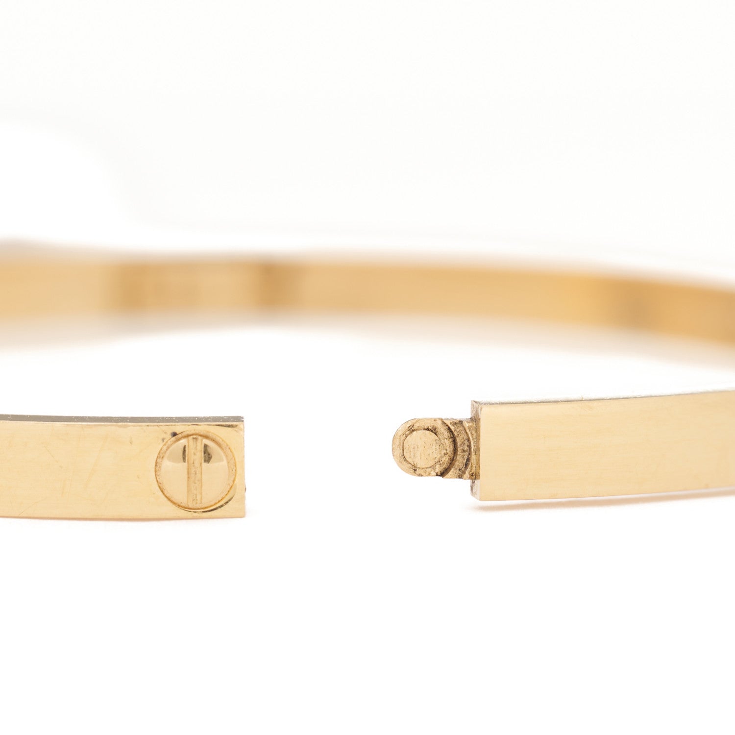 Cartier 18K Yellow Gold Small LOVE Bracelet 17 6 of 11