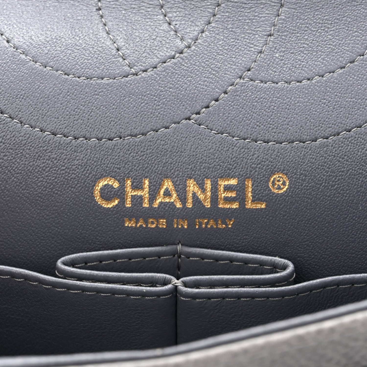 Chanel Caviar Quilted 2.55 Reissue 226 Flap Light Grey 6 of 13