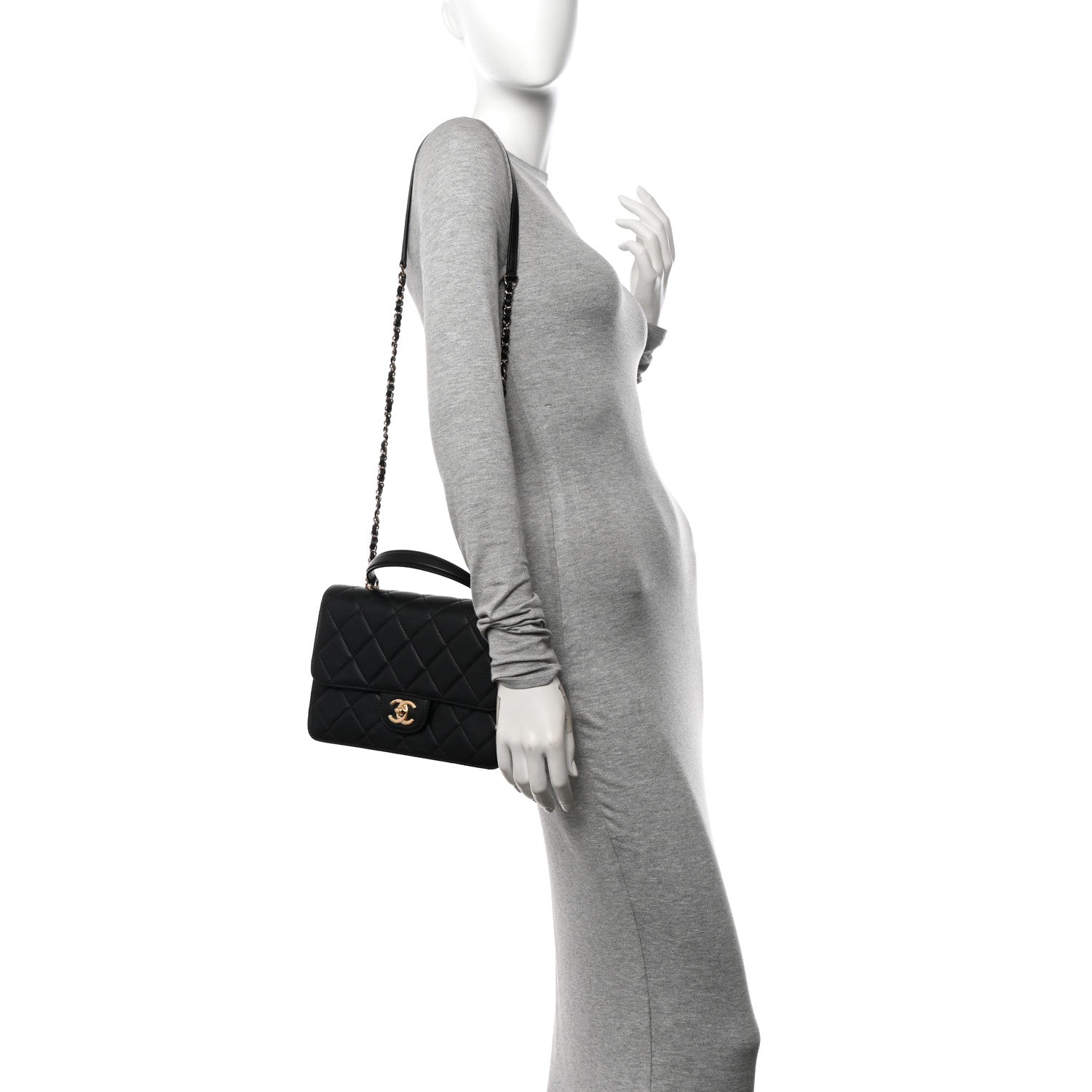 Chanel Calfskin Quilted Coco Lady Flap Black 2 of 16