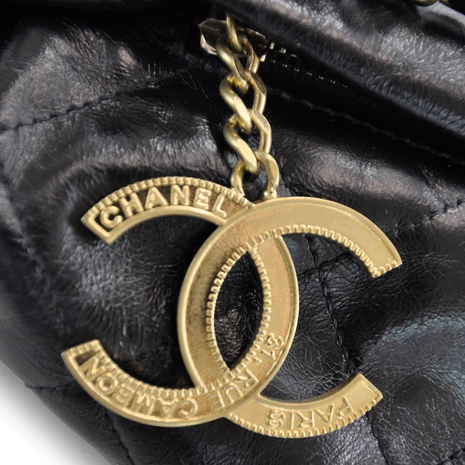 Chanel Calfskin Baluchon Black 5 of 9