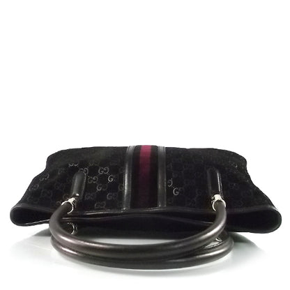 Gucci Guccissima Suede Tote Black 4 of 8