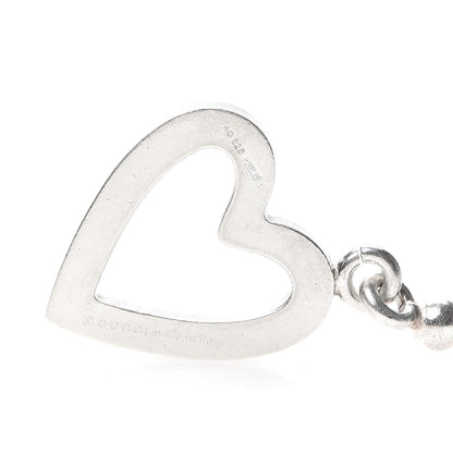 Gucci Sterling Silver Heart Toggle Necklace 4 of 5