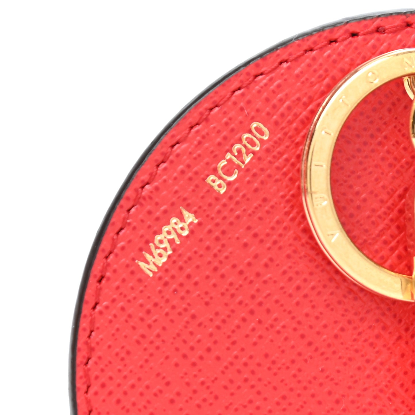 Monogram 2020 Christmas Animation Bumper Cars Bag Charm Key Ring Coquelicot