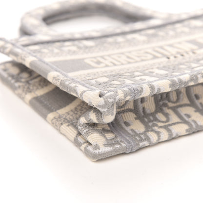 Christian Dior Oblique Mini Book Tote Grey Multicolor 6 of 10