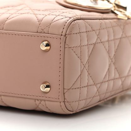 Christian Dior Lambskin Cannage Mini Lady Dior Blush 10 of 10