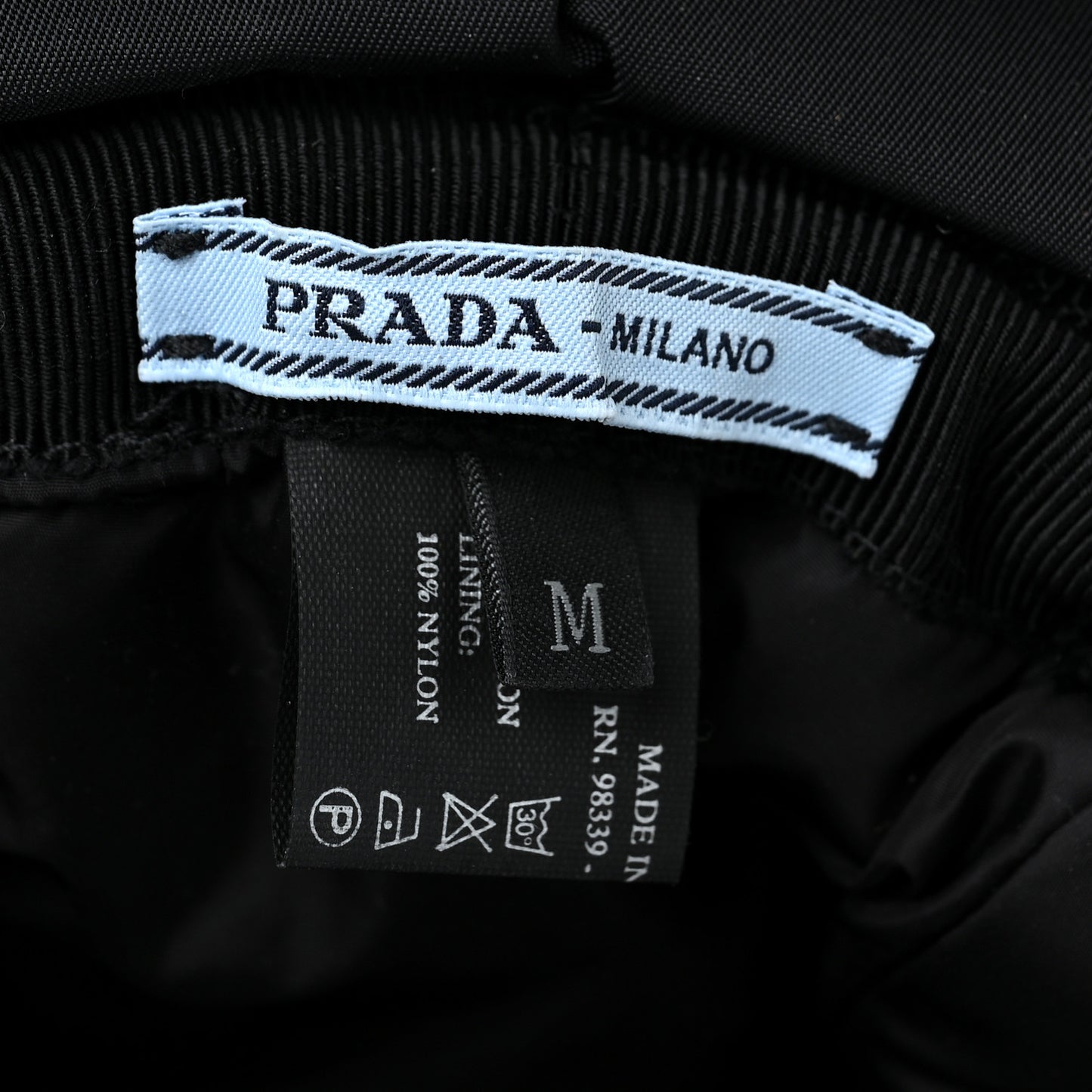 Nylon Ear Flap Hat M Black