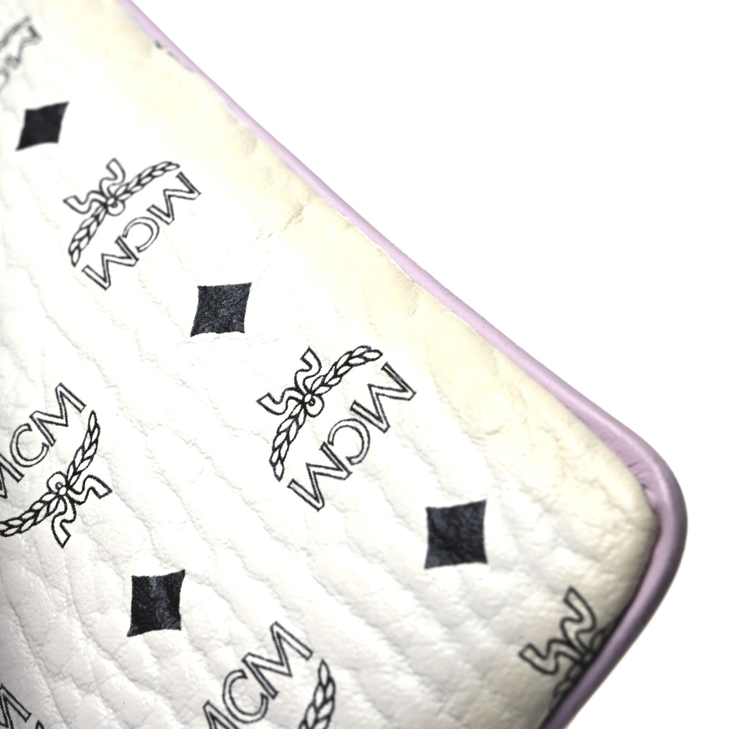 MCM Visetos Medium Punk Rabbit Crossbody Pouch White 12 of 12