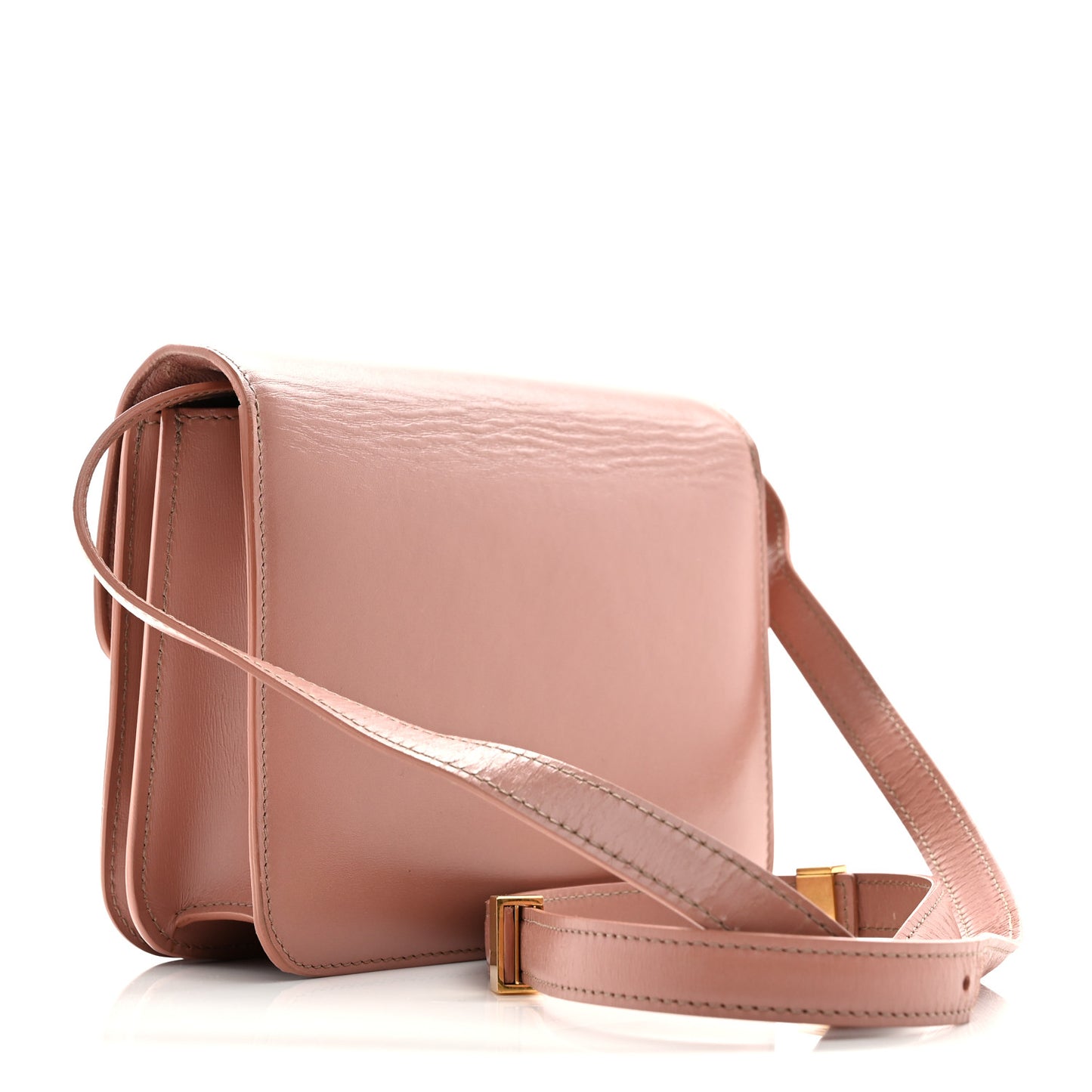 Box Calfskin Teen Classic Box Flap Bag Antique Rose