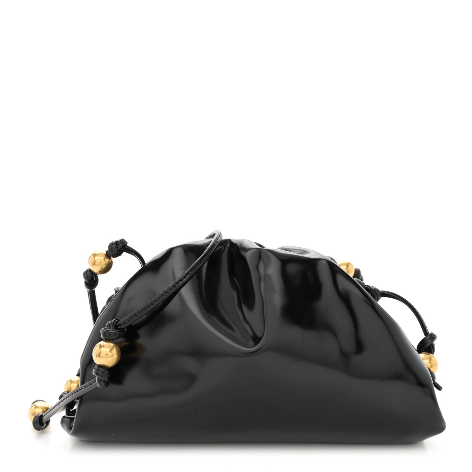 Bottega Veneta Brushed Calfskin The Mini Pouch Black 1 of 10