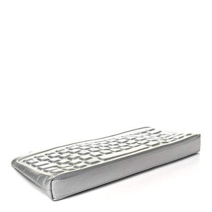 Chanel Metallic Calfskin Keyboard Pouch Silver 3 of 6