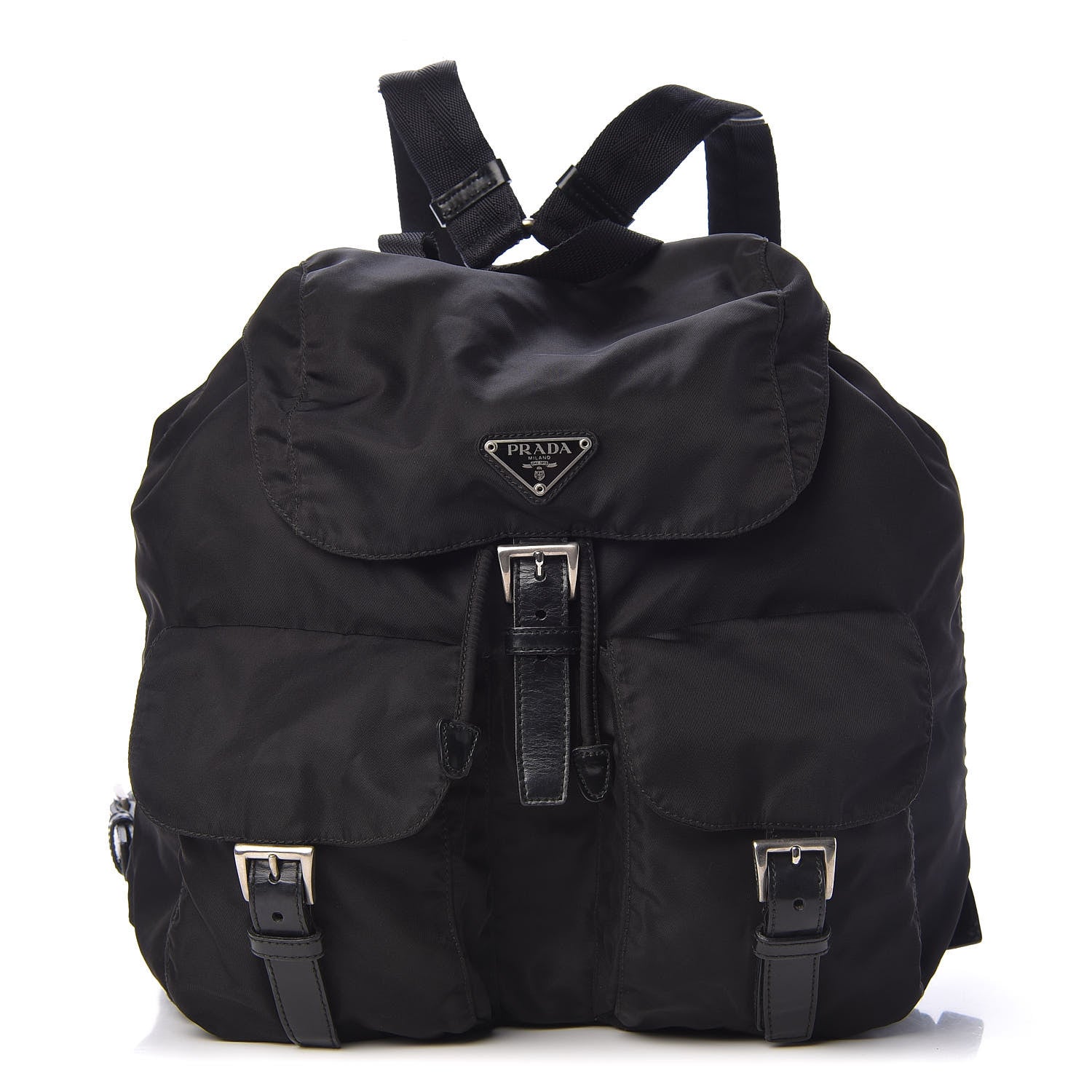 Prada Nylon Vela Medium Backpack Black 1 of 19