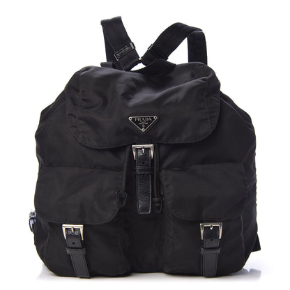 Prada Nylon Vela Medium Backpack Black 1 of 19