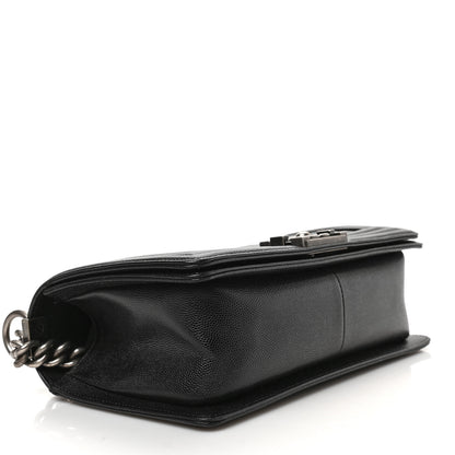 Chanel Caviar Quilted Medium Boy Flap Black 4 of 9