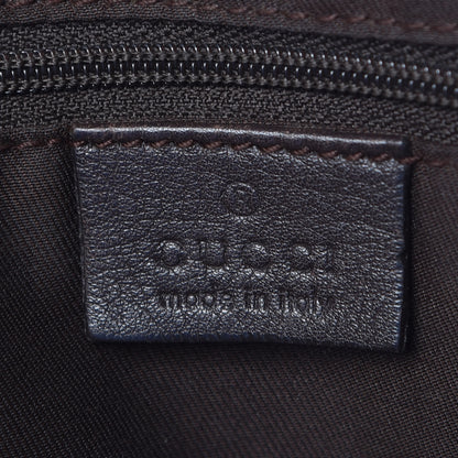Gucci Crystal Monogram Medium Web Tote Brown 6 of 11
