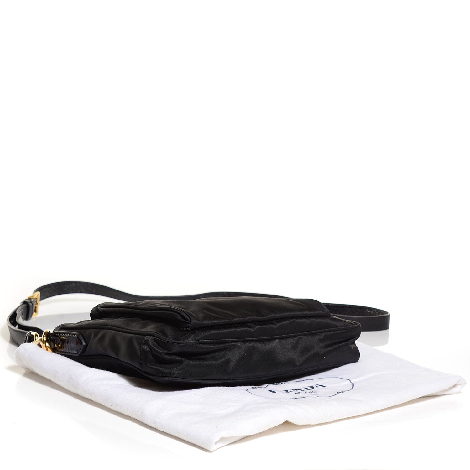 Prada Tessuto Nylon Crossbody Bag Nero Black 104090 – FASHIONPHILE
