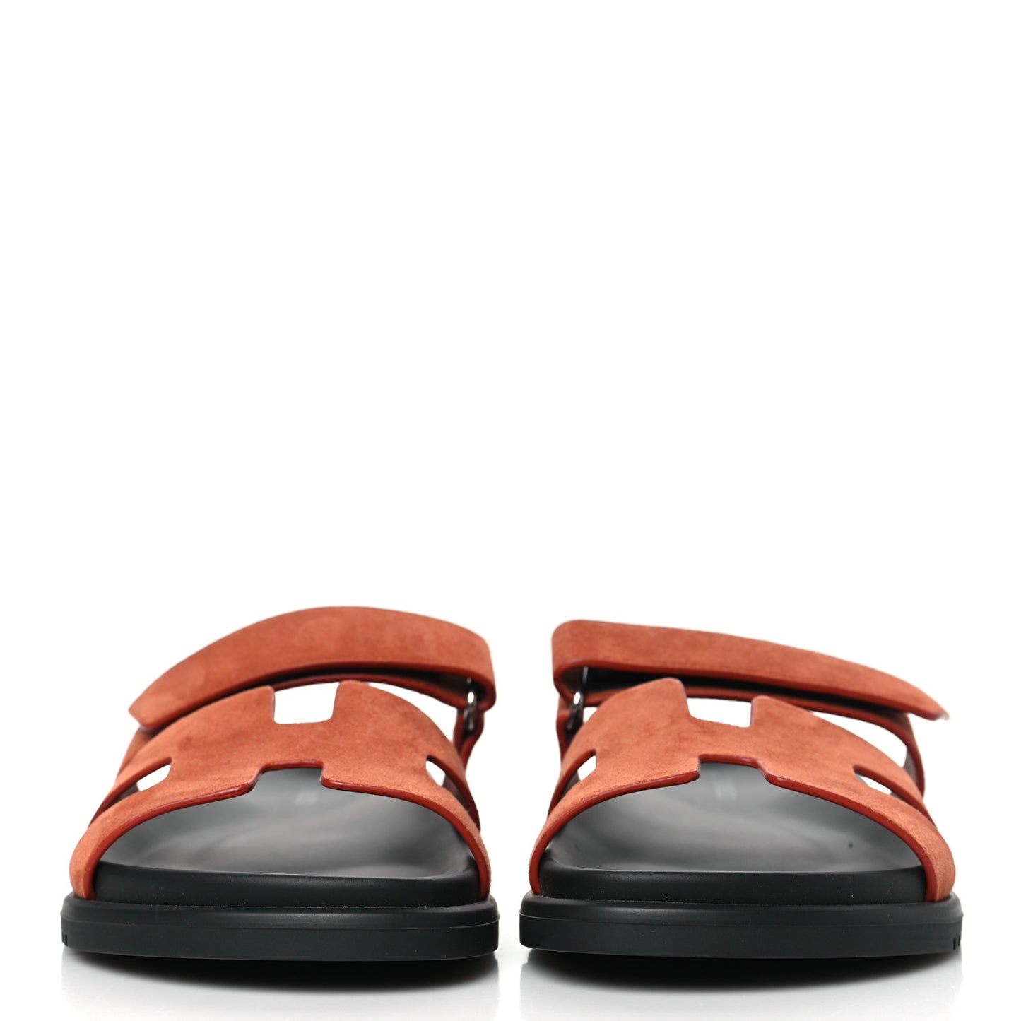 Suede Goatskin Womens Chypre Sandals 37.5 Orange Canyon