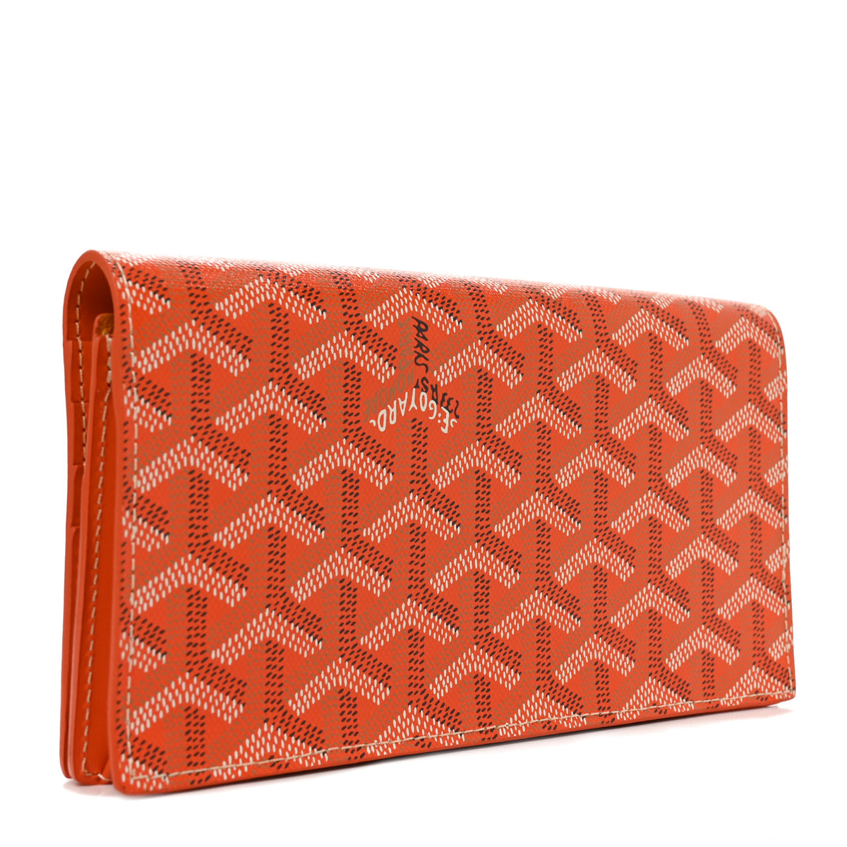 Goyard Goyardine Richelieu Wallet Orange 3 of 7