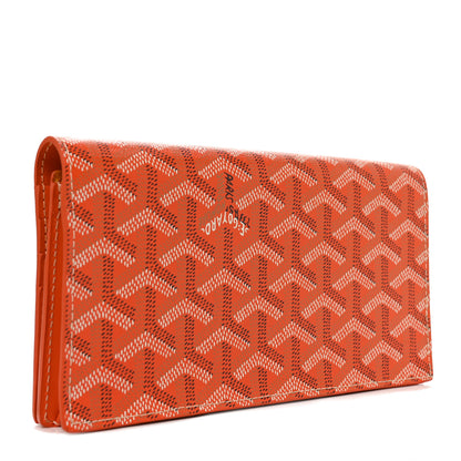 Goyard Goyardine Richelieu Wallet Orange 3 of 7