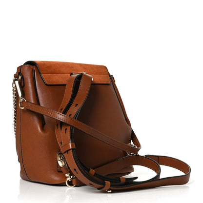 Chloe Suede Calfskin Medium Faye Backpack Tan 3 of 13