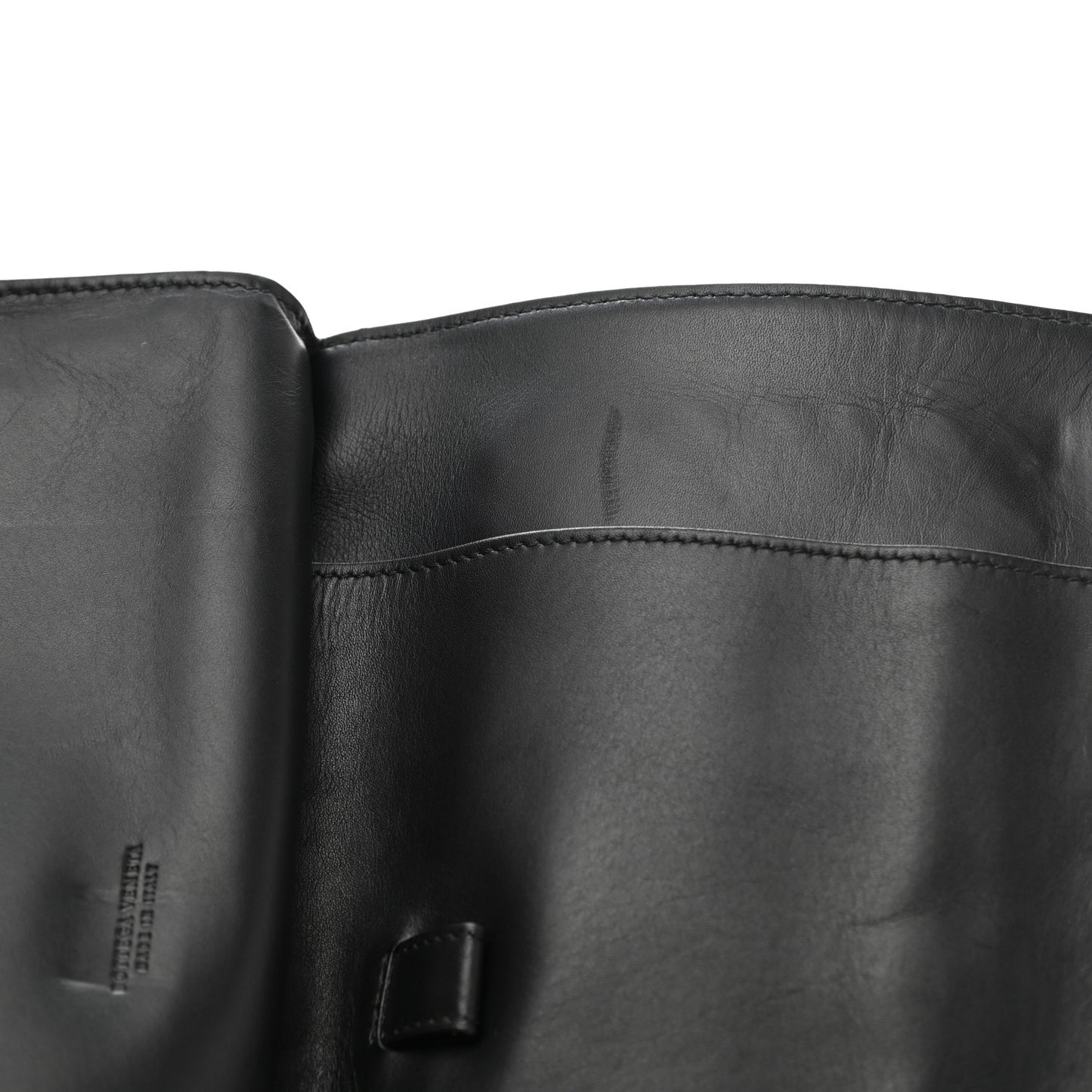 Nappa Intrecciato Clutch Wallet Black