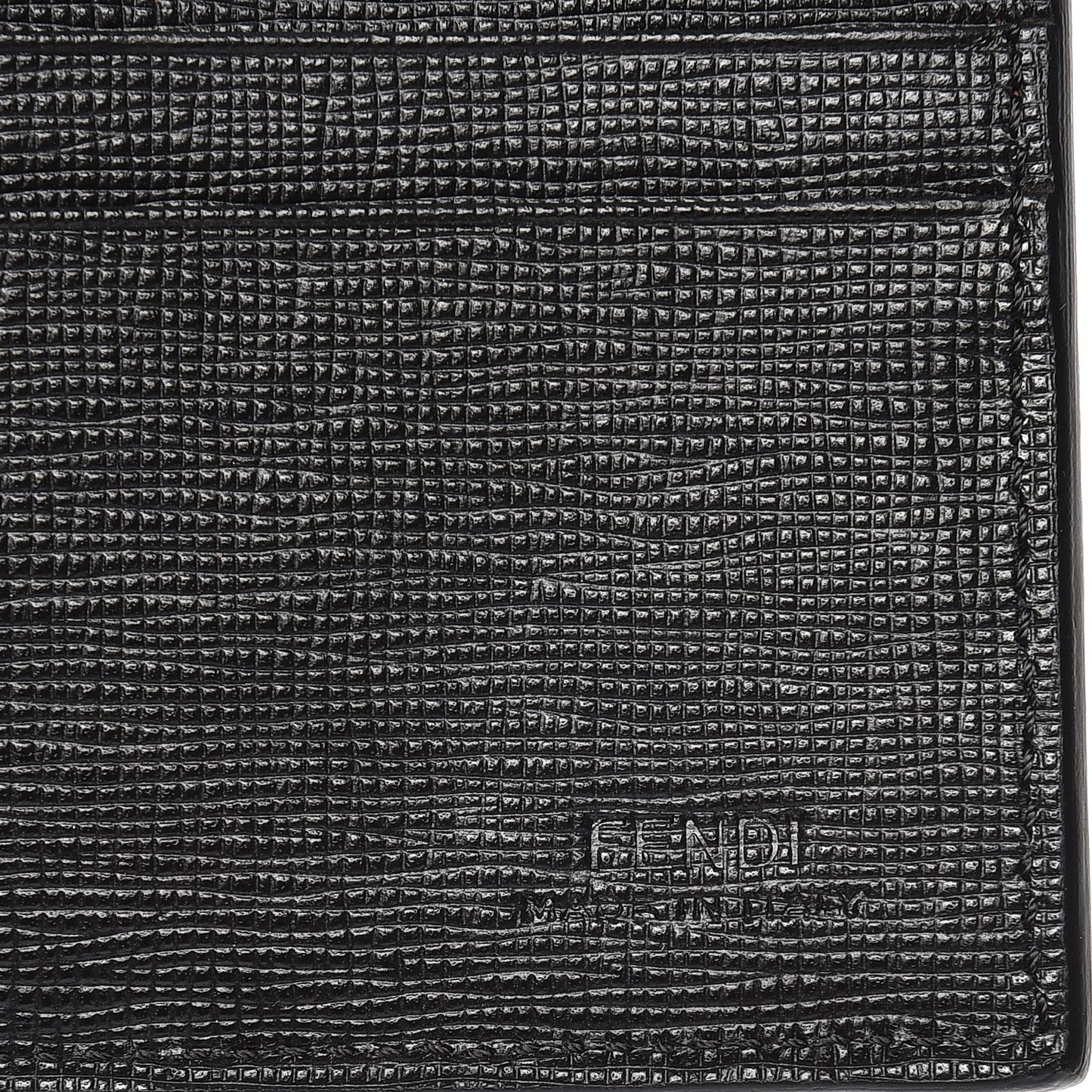 Vitello Elite Monster Eyes Inlay Bi-Color Wallet Red Multicolor