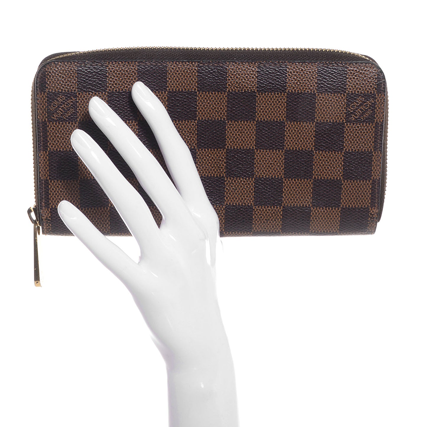 Damier Ebene Zippy Wallet